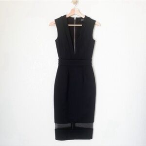 NICHOLAS V-neck plunge dress